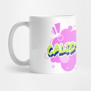 CALISTHENICS - bubble text design Mug